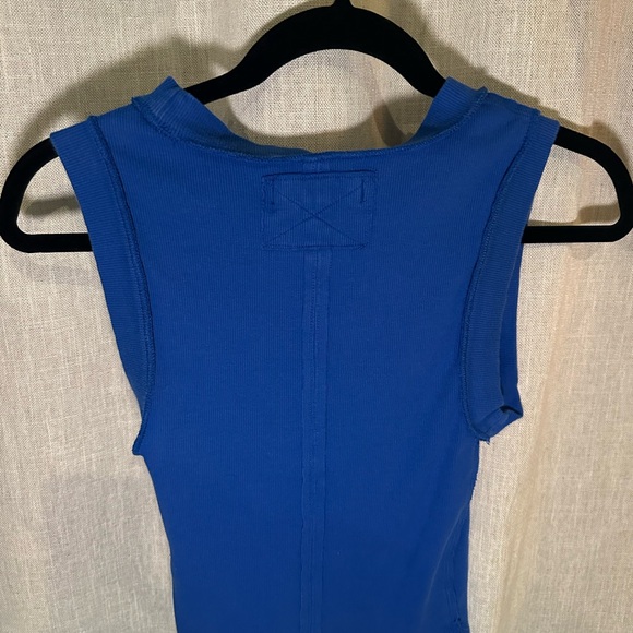 Free People Vibrant Blue Tank Top - Picture 4 of 4